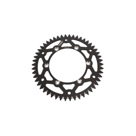 GROSSKOPF ZĘBATKA TYLNA ALUMINIOWA T7075 (ERGAL) 489 50 (48950) KAWASAKI KX/KXF '83-'24, SUZUKI RMZ '04-'06 KOLOR CZARNY