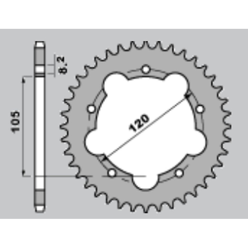 CHT WYPRZEDAŻ ZĘBATKA TYLNA 3565 51 APRILIA RX 50 92-98 (2056-51) (JTR24.50) ŁAŃC.420 CHT WYPRZEDAŻ ZĘBATKA TYLNA 3565 51 APRILIA RX 50 92-98 (2056-51) (JTR24.50) ŁAŃC.420