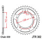 JT ZĘBATKA TYLNA 408 43 HONDA CBR 600F '91-'96, CBF 1000 '06-'10 (SC58) (40843JTZBK) (ŁAŃC. 530) KOLOR CZARNY