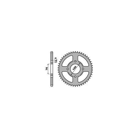 PBR WYPRZEDAZ ZĘBATKA TYLNA 4301 41 C45 (MADE IN ITALY)