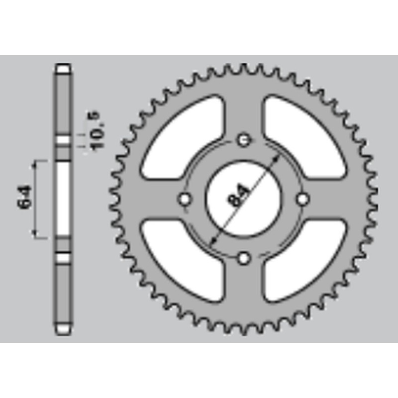 CHT WYPRZEDAŻ ZĘBATKA TYLNA 4302 39 SUZUKI LTZ 400, LTF 160 (2114-39) (JTR1826.40) CHT WYPRZEDAŻ ZĘBATKA TYLNA 4302 39 SUZUKI LTZ 400, LTF 160 (2114-39) (JTR1826.40)