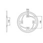 CHT WYPRZEDAŻ ZĘBATKA TYLNA 4306 55 HONDA CR 80/85 (2064-55) (ŁAŃC. 420)