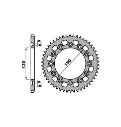 PBR PROMOCJA ZĘBATKA TYLNA 4308 40 C45 HONDA XL 250 X 83-84 ( MOŻE ZASTĄPIĆ 245 40 ) (ŁAŃC. 520) (MADE IN ITALY)