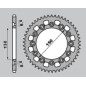CHT WYPRZEDAŻ ZĘBATKA TYLNA 4308 47 HONDA XR 600R 85-90 ( MOŻE ZASTĄPIĆ 245 47 ) (ŁAŃC. 520) CHT WYPRZEDAŻ ZĘBATKA TYLNA 4308 47 HONDA XR 600R 85-90 ( MOŻE ZASTĄPIĆ 245 47 ) (ŁAŃC. 520)
