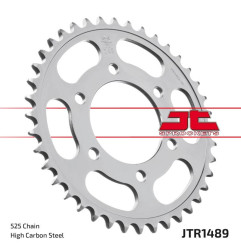 JT ZĘBATKA TYLNA 4359 40 KAWASAKI ZX 6 R '98-'02, Z 1000 '07-'09, ZX10R '04-'15 (435940JTZBK) (ŁAŃC. 525) KOLOR CZARNY