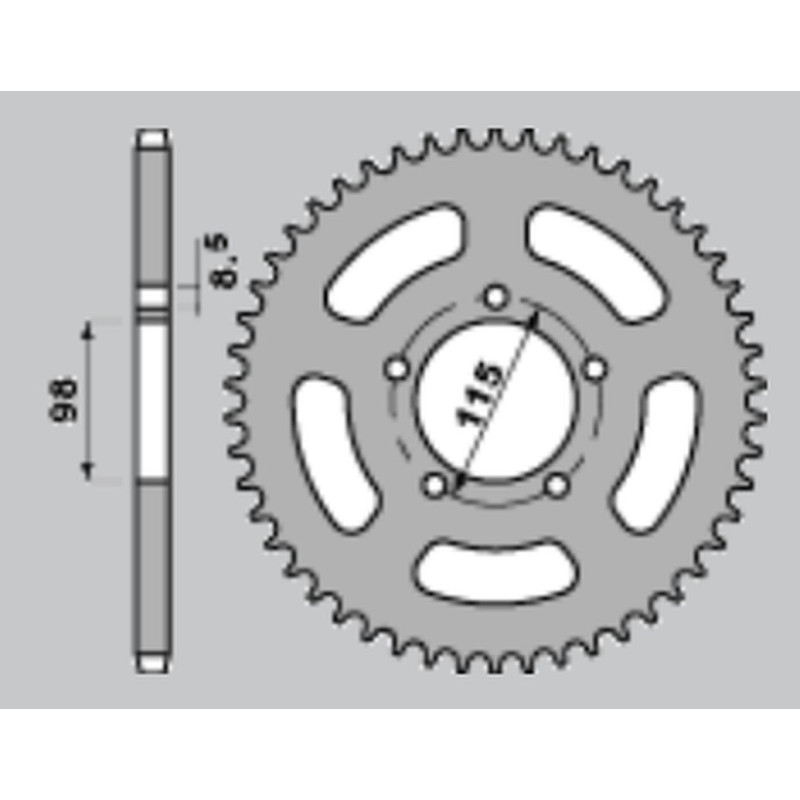 PBR PROMOCJA ZĘBATKA TYLNA 893 60 C45 KTM SX 60/65 (ŁAŃC.420) (JTR894.60) (MADE IN ITALY) PBR PROMOCJA ZĘBATKA TYLNA 893 60 C45 KTM SX 60/65 (ŁAŃC.420) (JTR894.60) (MADE IN ITALY)