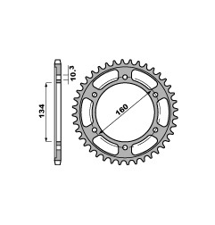 PBR WYPRZEDAZ ZĘBATKA TYLNA 4405 42 C45 HONDA CBR 600 RR (03-06) (JTR1307.42) (ŁAŃC. 525) (MADE IN ITALY)