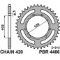 PBR ZĘBATKA TYLNA 4406 53 F DERBI SENDA 50R/SM 00-12 (ŁAŃC. 420) (JTR1132.53) (MADE IN ITALY) PBR ZĘBATKA TYLNA 4406 53 F DERBI SENDA 50R/SM 00-12 (ŁAŃC. 420) (JTR1132.53) (MADE IN ITALY)