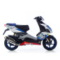 Układ wydechowy HAND MADE TT FULL, czarny, aluminium