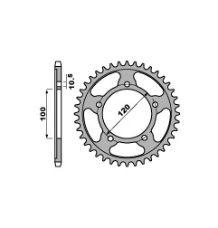 PBR PROMOCJA ZĘBATKA TYLNA 4447 46 C45 APRILIA SMV 750 DORSODURO 08-12 (JTR702.46) (ŁAŃC. 525) (MADE IN ITALY)