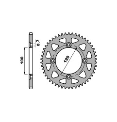 PBR ZĘBATKA TYLNA 4453 50 F BETA 50RR 05-09 (ŁAŃC. 420) (JTR-BRAK) (MADE IN ITALY)