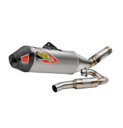 Układ wydechowy T-6 EURO stal nierdzewna WITH CANISTERS & END CAP, tytan, karbon