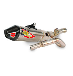 Układ wydechowy T-6 EURO stal nierdzewna WITH CANISTERS & END CAP, tytan, karbon