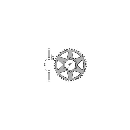 PBR WYPRZEDAZ ZĘBATKA TYLNA 4536 60 F MALAGUTI 50 XSM 07-08 (ŁAŃC. 420) (MADE IN ITALY)