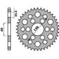 PBR ZĘBATKA TYLNA 4569 45 C45 YAMAHA 250 TRICKER 06-08, XG 250 TRICKER (ŁAŃC. 428) (JTR-BRAK) (MADE IN ITALY) PBR ZĘBATKA TYLNA 4569 45 C45 YAMAHA 250 TRICKER 06-08, XG 250 TRICKER (ŁAŃC. 428) (JTR-BRAK) (MADE IN ITALY)