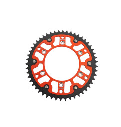 GROSSKOPF ZĘBATKA TYLNA DUAL RING / STEALTH 289 48 HONDA CR / CRF '83-'25, BETA RR '13-'25 KOLOR CZERWONY