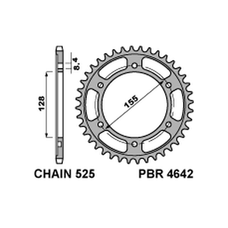 PBR ZĘBATKA TYLNA 4642 38 C45 KTM 1290 SUPERDUKE (13-'20) (ŁAŃC. 525) (JTR893.38) (STAL HARTOWANA) (MADE IN ITALY) PBR ZĘBATKA TYLNA 4642 38 C45 KTM 1290 SUPERDUKE (13-'20) (ŁAŃC. 525) (JTR893.38) (STAL HARTOWANA) (MADE IN ITALY)