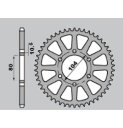 JR WYPRZEDAŻ ZĘBATKA TYLNA 478 40 KAWASAKI ZX6R (05-13), Z750 (JTR478.40) (ŁAŃC. 520)