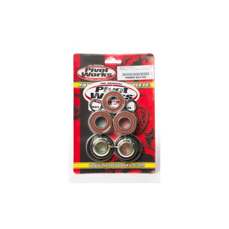 PIVOT WORKS ZESTAW ŁOŻYSK Z TULEJKAMI WODOSZCZELNYMI KOŁA TYLNEGO Kawasaki KX125 97-02, KX250 97-02, KX500 97-04 PIVOT WORKS ZESTAW ŁOŻYSK Z TULEJKAMI WODOSZCZELNYMI KOŁA TYLNEGO Kawasaki KX125 97-02, KX250 97-02, KX500 97-04