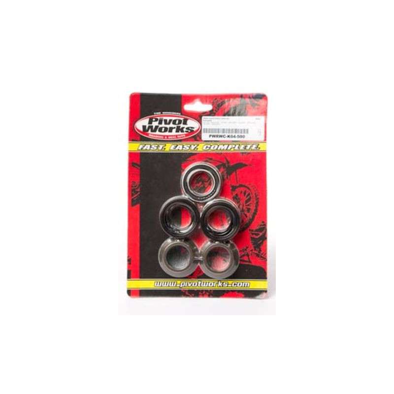 PIVOT WORKS ZESTAW ŁOŻYSK Z TULEJKAMI WODOSZCZELNYMI KOŁA TYLNEGO Kawasaki KLX450R 18-19, KX125 03-05, KX250 03-07 PIVOT WORKS ZESTAW ŁOŻYSK Z TULEJKAMI WODOSZCZELNYMI KOŁA TYLNEGO Kawasaki KLX450R 18-19, KX125 03-05, KX250 03-07