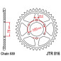 JT ZĘBATKA TYLNA 816 45 SUZUKI GSXR1100, GSXR750 (92-95) (81645JTZBK) (ŁAŃC. 530) KOLOR CZARNY - ZAMIENNA Z 825 45 JT ZĘBATKA TYLNA 816 45 SUZUKI GSXR1100, GSXR750 (92-95) (81645JTZBK) (ŁAŃC. 530) KOLOR CZARNY - ZAMIENNA Z 825 45