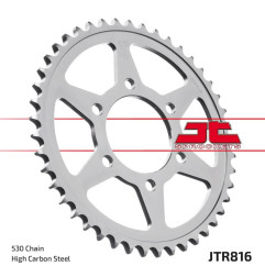 JT ZĘBATKA TYLNA 816 45 SUZUKI GSXR1100, GSXR750 (92-95) (81645JTZBK) (ŁAŃC. 530) KOLOR CZARNY - ZAMIENNA Z 825 45
