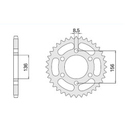 CHT WYPRZEDAŻ ZĘBATKA TYLNA 830 46 HUSQVARNATE 610 (817-46)