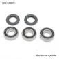 BEARING WORX ŁOŻYSKA KOŁA TYLNEGO Z USZCZELNIACZAMI KAWASAKI KX 125/250 97-02 (25-1224)