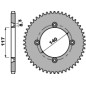 PBR WYPRZEDAZ ZĘBATKA TYLNA 831 46 C45 YAMAHA YZ 80 86-92 (JTR831.46) (ŁAŃC. 428) (MADE IN ITALY)