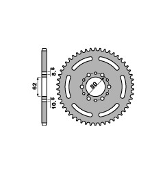 PBR ZĘBATKA TYLNA 845 40 F YAMAHA SR 250 85-94 (ESPANA) (JTR845.40) (ŁAŃC. 520) (MADE IN ITALY)