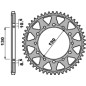 PBR WYPRZEDAZ ZĘBATKA TYLNA 860 40 C45 YAMAHA FJ 1200 86-90 (JTR859.40) (ŁAŃC. 530) (MADE IN ITALY)