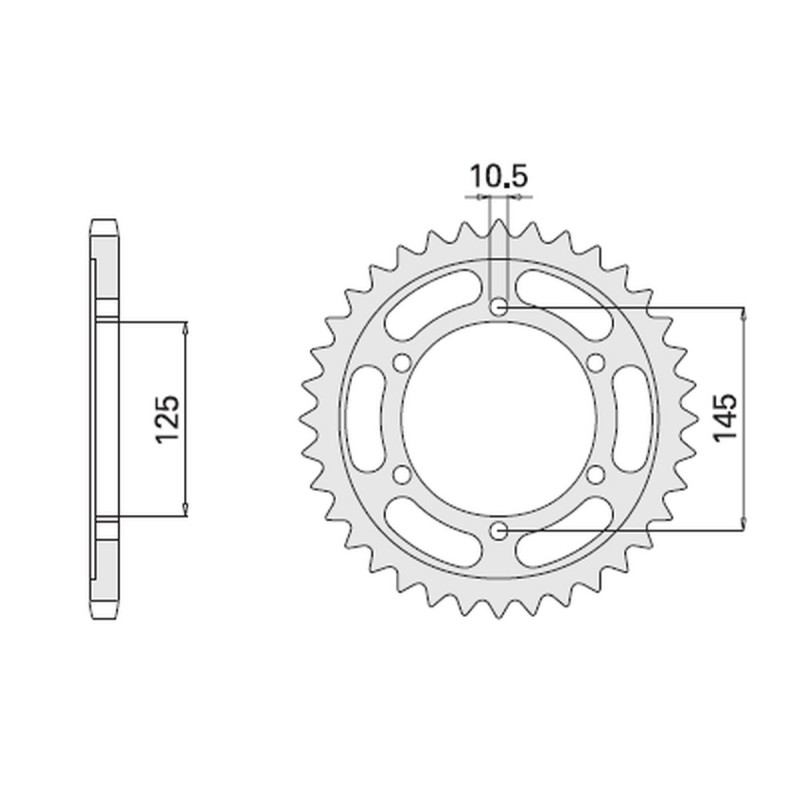 CHT WYPRZEDAŻ ZĘBATKA TYLNA 869 42 YAMAHA TDM 850 96-98 (A4150867420) (867-42) CHT WYPRZEDAŻ ZĘBATKA TYLNA 869 42 YAMAHA TDM 850 96-98 (A4150867420) (867-42)