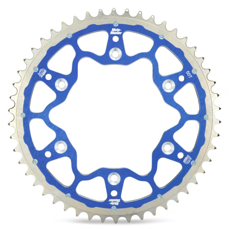 MOTO-MASTER PROMOCJA ZĘBATKA TYLNA DUAL RING (STALOWO-ALUMINIOWA) 899 52 (89952) KOLOR NIEBIESKI KTM/HUSQVARNA/HUSABERG