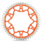 MOTO-MASTER PROMOCJA ZĘBATKA TYLNA DUAL RING (STALOWO-ALUMINIOWA) 899 48 KOLOR POMARAŃCZOWY KTM/HUSQVARNA/HUSABERG