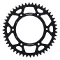 SUPERSPROX ZĘBATKA TYLNA ALUMINIOWA 7075-T6 (ERGAL) 289 48 HONDA CR/CRF '83-'16 (JTR210.48) KOLOR CZARNY