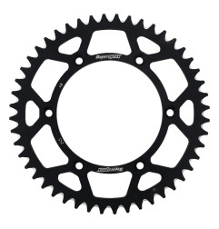 SUPERSPROX ZĘBATKA TYLNA ALUMINIOWA 7075-T6 (ERGAL) 270 48 YAMAHA YZ/YZF '99-'18 (JTR251.48) (JTR245/2.48) KOLOR CZARNY