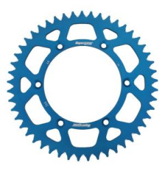 SUPERSPROX ZĘBATKA TYLNA ALUMINIOWA 7075-T6 (ERGAL) 270 49 YAMAHA YZ/YZF '99-'18 (JTR251.49) KOLOR NIEBIESKI