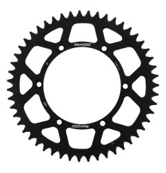 SUPERSPROX ZĘBATKA TYLNA ALUMINIOWA 7075-T6 (ERGAL) 489 51 KAWASAKI KX/KXF 84-18 (JTR460.51) KOLOR CZARNY