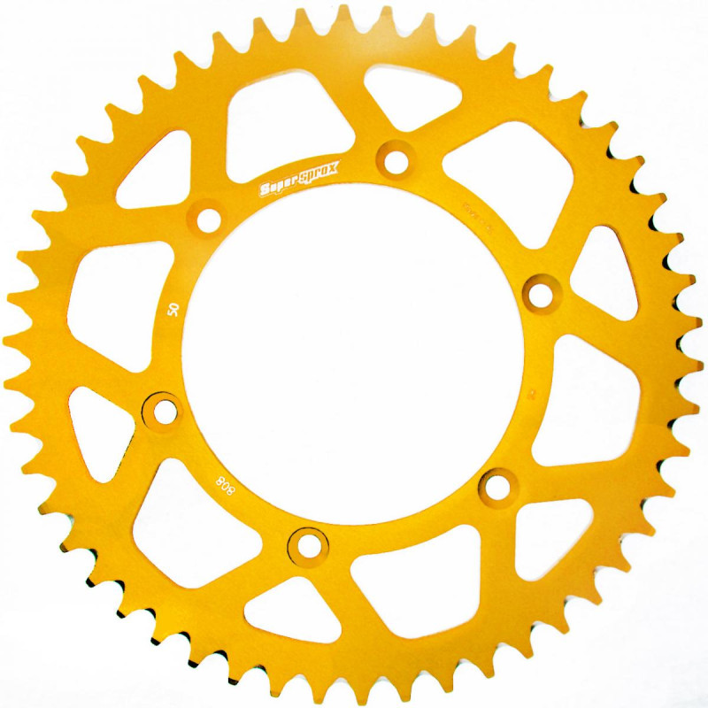 SUPERSPROX ZĘBATKA TYLNA ALUMINIOWA 7075-T6 (ERGAL) 808 50 SUZUKI RM/RMZ (JTR808.50) KOLOR ZŁOTY SUPERSPROX ZĘBATKA TYLNA ALUMINIOWA 7075-T6 (ERGAL) 808 50 SUZUKI RM/RMZ (JTR808.50) KOLOR ZŁOTY
