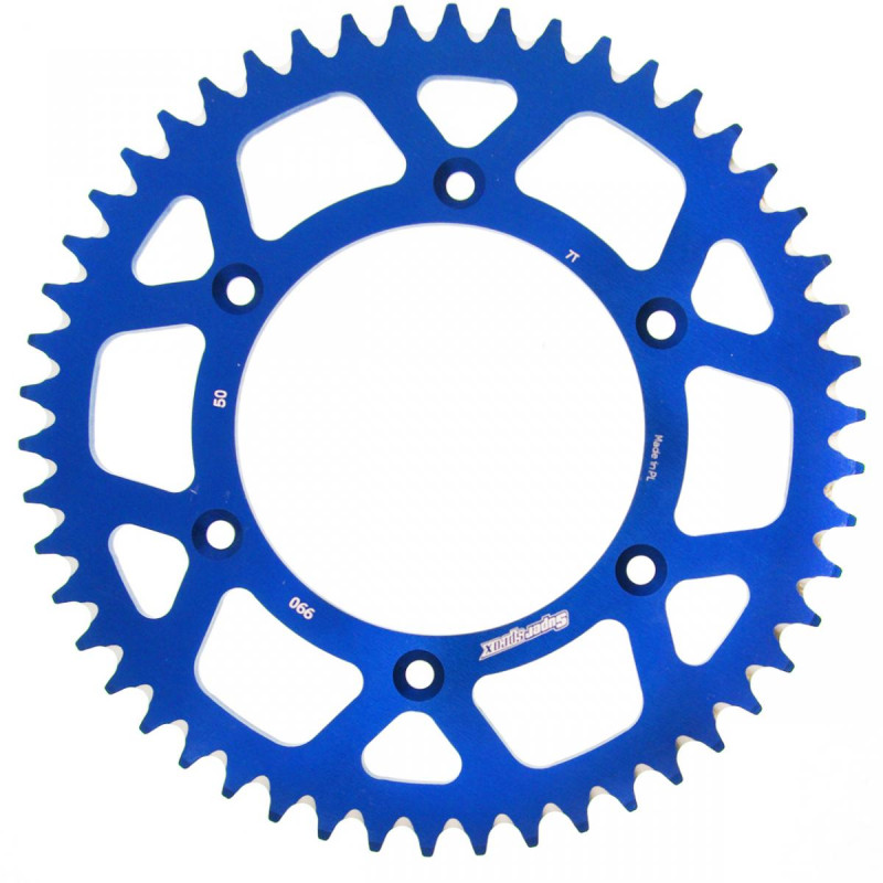 SUPERSPROX ZĘBATKA TYLNA ALUMINIOWA 7075-T6 (ERGAL) 899 50 KTM SX/EXC (JTR897.50) KOLOR NIEBIESKI