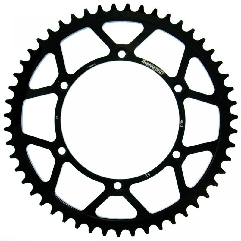 SUPERSPROX ZĘBATKA TYLNA 489 51 KAWASAKI KX/KXF '84-18 (JTR460.51) KOLOR CZARNY STALOWA SUPERSPROX ZĘBATKA TYLNA 489 51 KAWASAKI KX/KXF '84-18 (JTR460.51) KOLOR CZARNY STALOWA