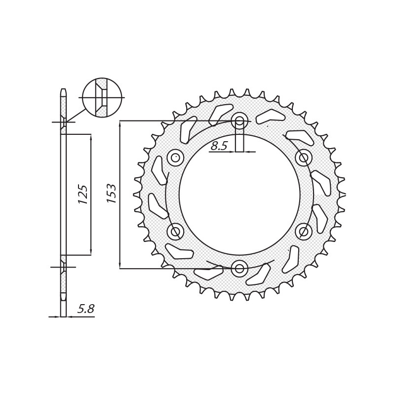 SUNSTAR ZĘBATKA TYLNA 289 50 HONDA CR/CRF/XR '83-'25 (JTR210.50) (ŁAŃC. 520) (28950JT) SUNSTAR ZĘBATKA TYLNA 289 50 HONDA CR/CRF/XR '83-'25 (JTR210.50) (ŁAŃC. 520) (28950JT)