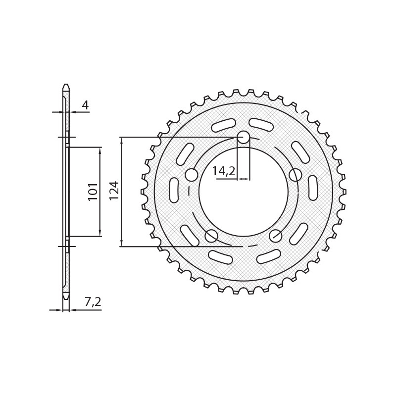 SUNSTAR ZĘBATKA TYLNA 4508 40 KTM 950/990/1190 RC8 /DUKE/ SUPERMOTO (JTR898.40) (ŁAŃC. 525) (450840JT) SUNSTAR ZĘBATKA TYLNA 4508 40 KTM 950/990/1190 RC8 /DUKE/ SUPERMOTO (JTR898.40) (ŁAŃC. 525) (450840JT)