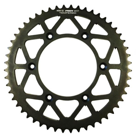 PBR ZĘBATKA TYLNA 4695 52 (899 52 ) ( TEMPERED - STAL HARTOWANA ) KTM SX/EXC/LC4 (JTR897.52) (ŁAŃC. 520) (MADE IN ITALY)