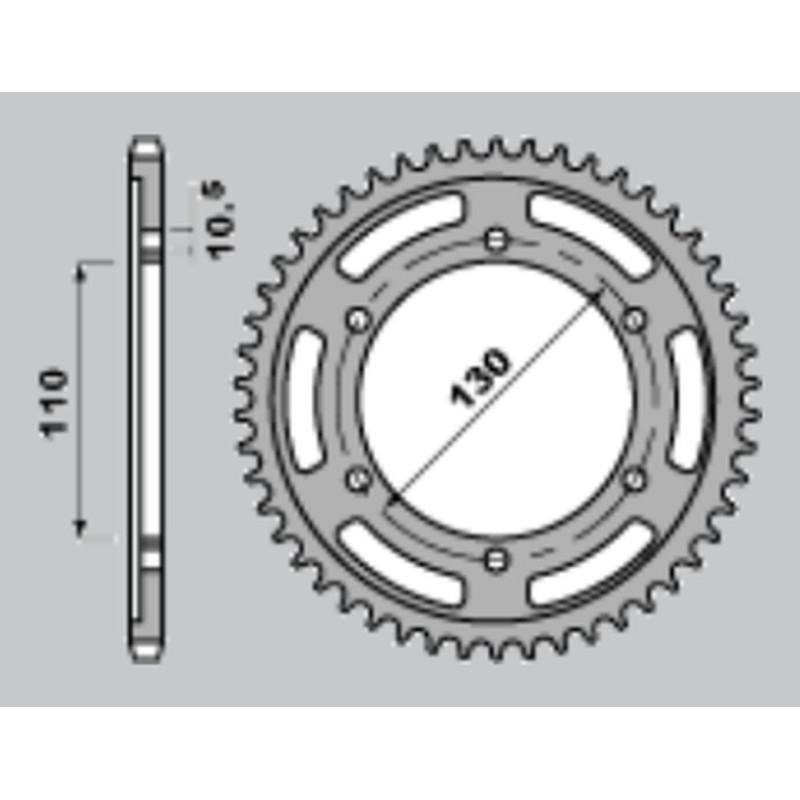 CHT WYPRZEDAŻ ZĘBATKA TYLNA 241 42 SUZUKI GSXR 1000 '09-'15 (479-42) (JTR479.42) CHT WYPRZEDAŻ ZĘBATKA TYLNA 241 42 SUZUKI GSXR 1000 '09-'15 (479-42) (JTR479.42)
