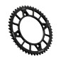 JT ZĘBATKA TYLNA 4486 49 ALUMINIOWA RACELITE KTM SX 85 '04-'24, 105 XC '07-'11 (448649JTA) (ŁAŃC. 428) KOLOR CZARNY