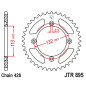 JT ZĘBATKA TYLNA 4486 49 ALUMINIOWA RACELITE KTM SX 85 '04-'24, 105 XC '07-'11 (448649JTA) (ŁAŃC. 428) KOLOR CZARNY