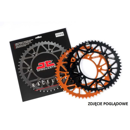 JT ZĘBATKA TYLNA 4486 48 ALUMINIOWA RACELITE KTM SX 85 '04-'24 (448648JTA) (ŁAŃC. 428) KOLOR POMARAŃCZOWY