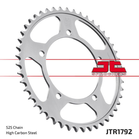 JT ZĘBATKA TYLNA 4398 43 SUZUKI GSR 750 '11-'19, GSXR 750 '00-'03, DL 1000 '15-'16, GSX 750S '15-'16 (439843JT)
