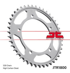 JT ZĘBATKA TYLNA 4409 42 SUZUKI GSF 1250 '06-'16, GSXR 1000/1300 (440942JT) (ŁAŃC. 530) KOLOR CZARNY